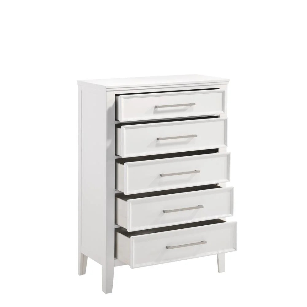 White Solid Wood Chest I35135