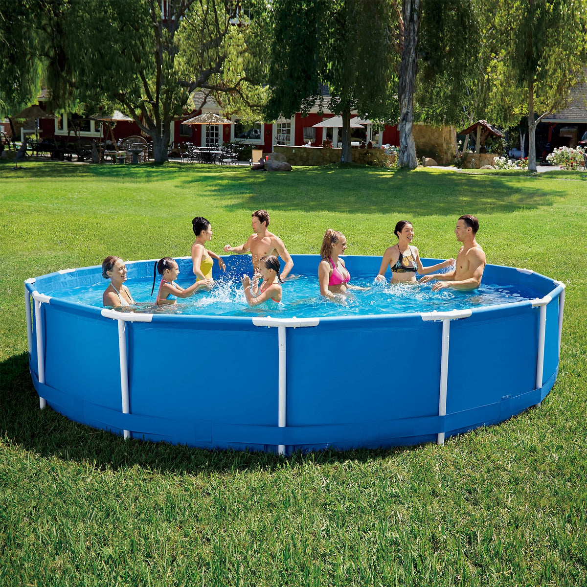 15 ft Round Above Ground Pool J84154