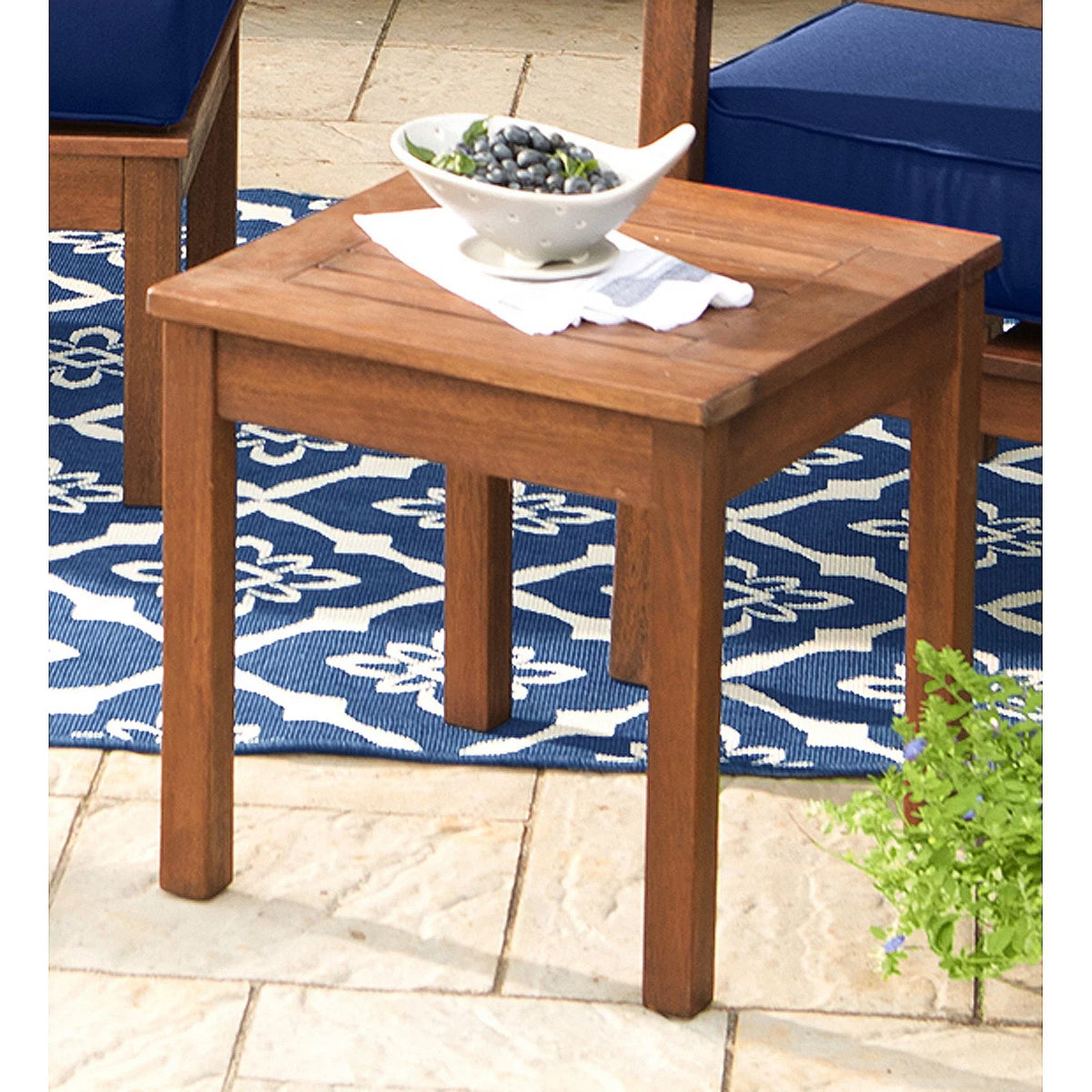 Eucalyptus Wood Side Table N880065