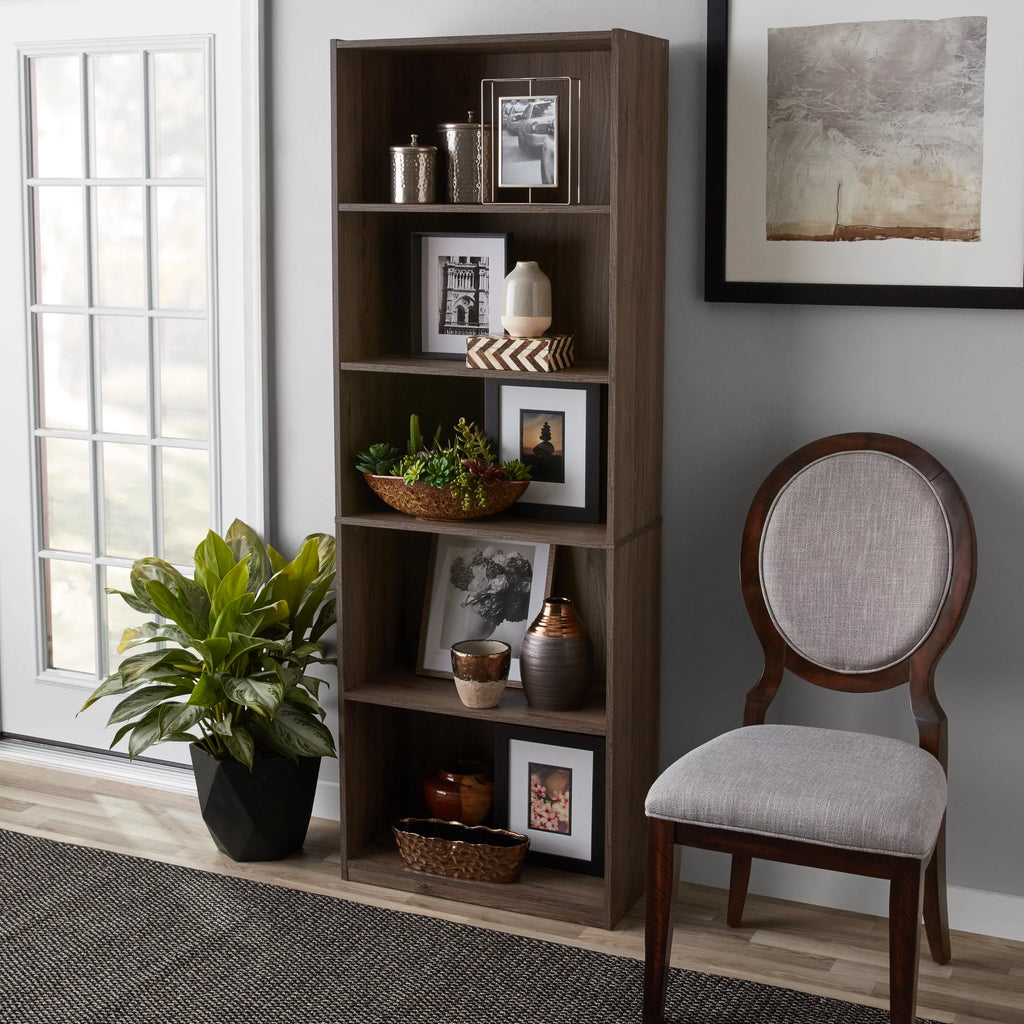 5-Shelf Bookcase with Adjustable Shelves C34726