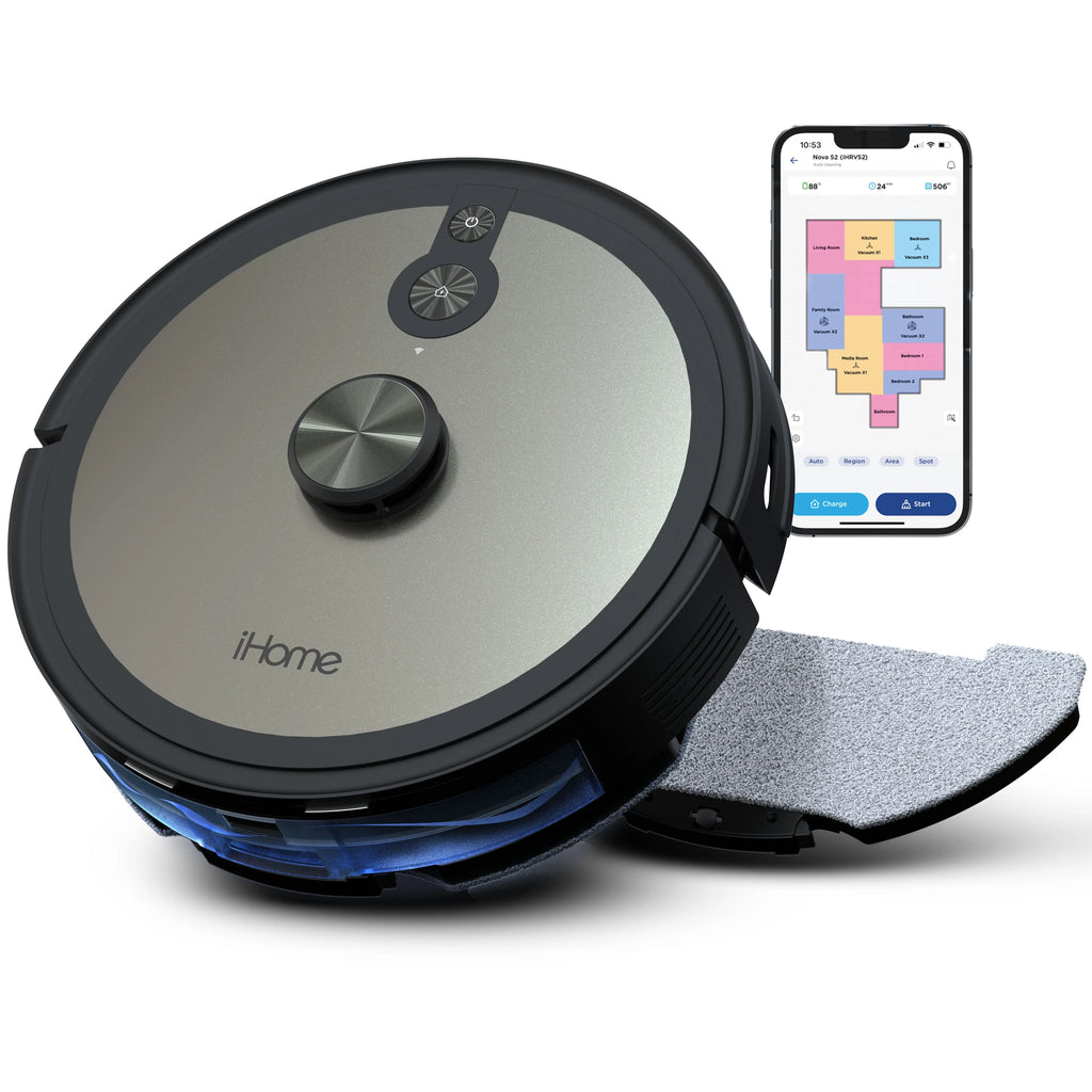 Robot Vacuum and Mop with LIDAR Mapping K370