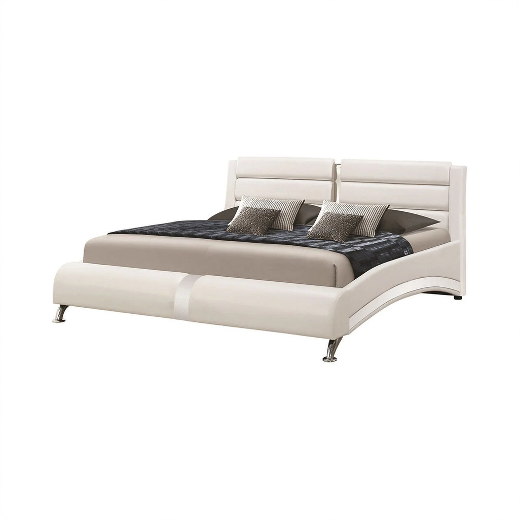 4-Piece Faux Leather Queen Bedroom Set T355444