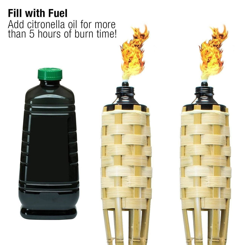 8 Bamboo Torches O132