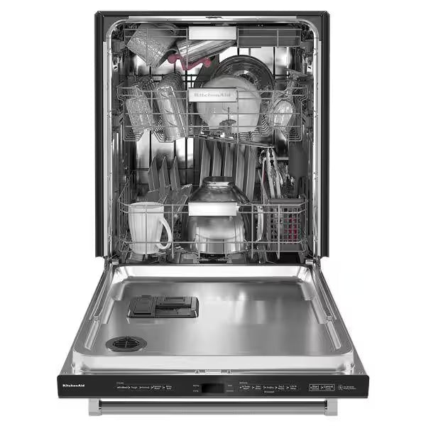 Black Stainless Built-in Dishwasher with Stainless Steel Tub N4693
