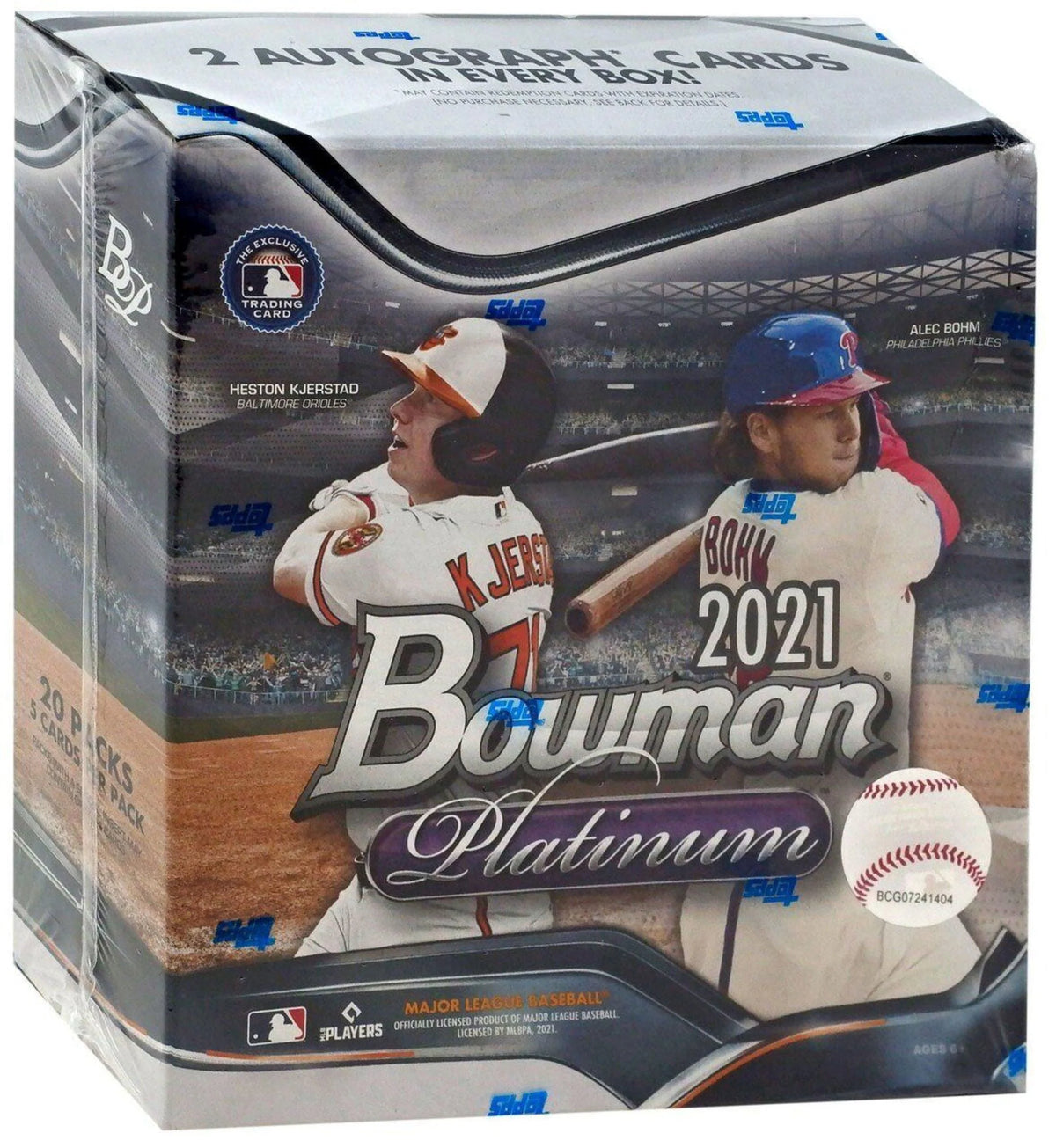 Topps Bowman Platinum Baseball Mega Box Trading Cards H656