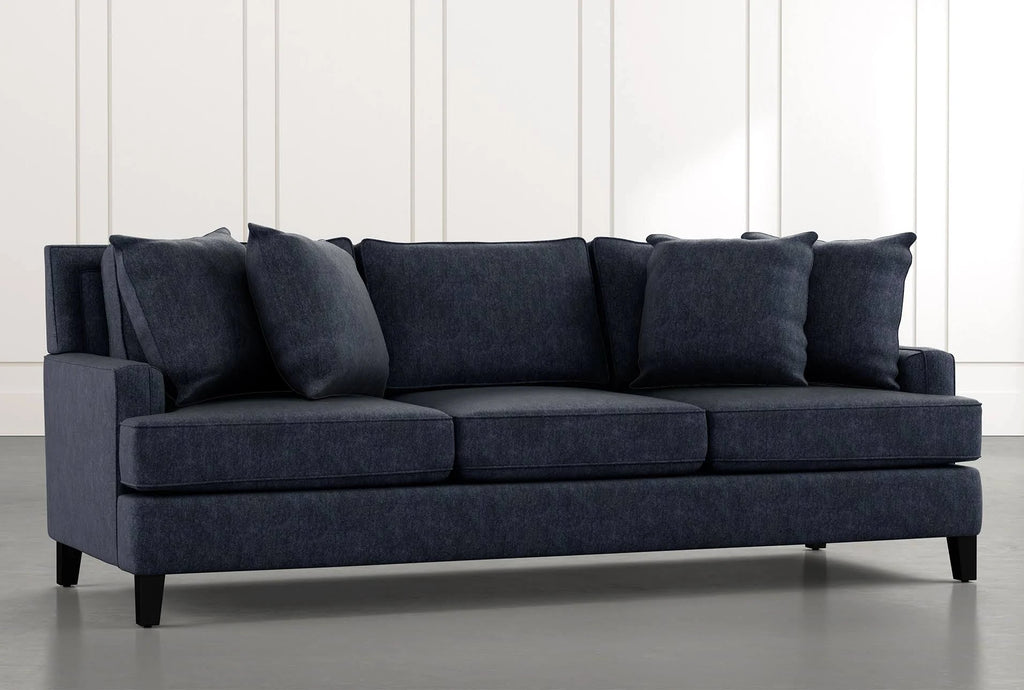 Navy Blue Fabric Sofa T66020