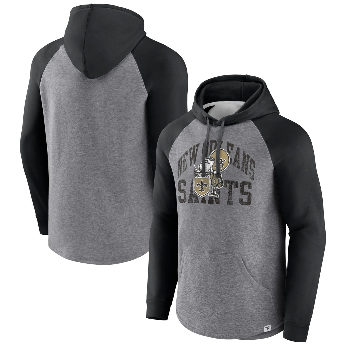 Heather Gray Raglan Pullover Hoodie W739920