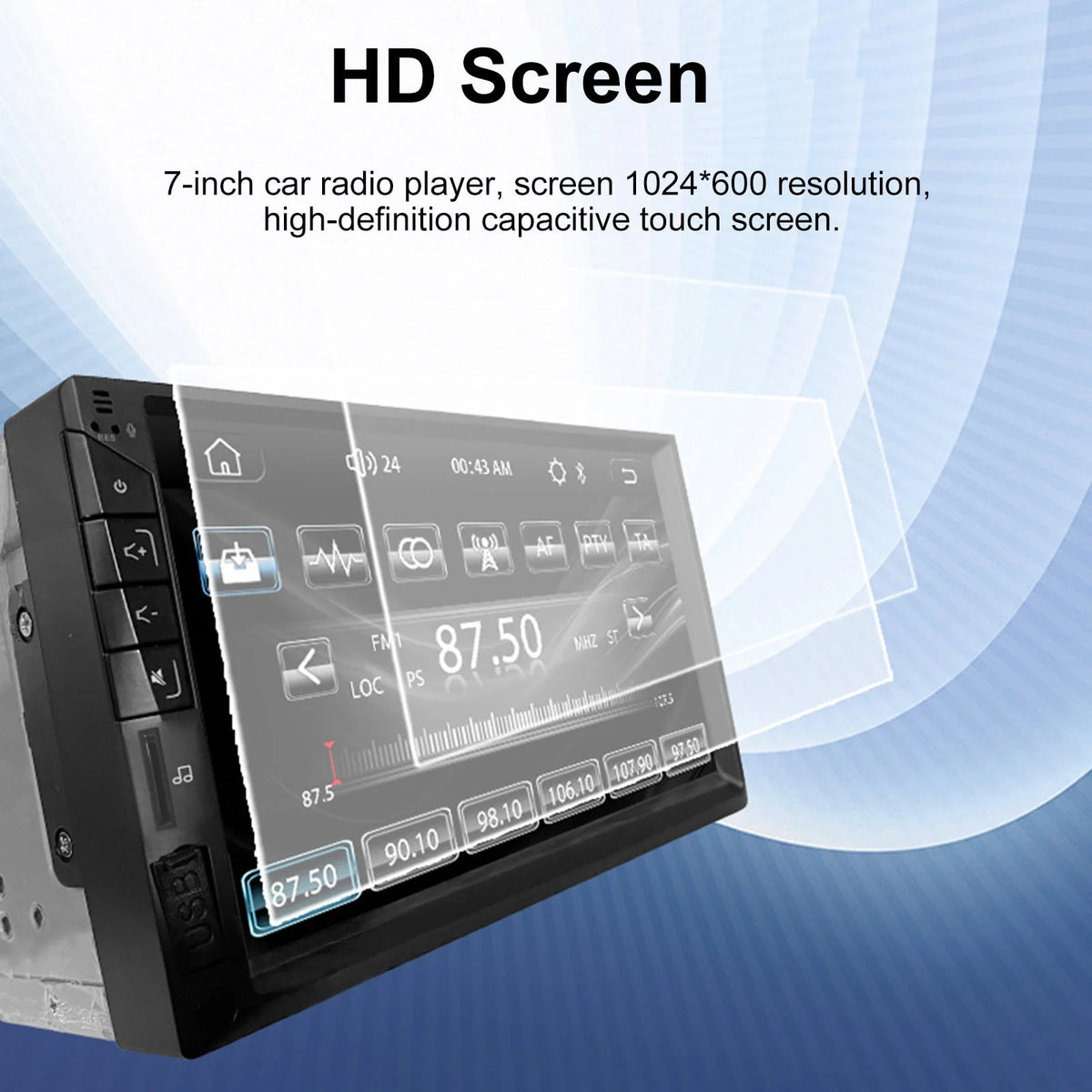 7 inch Touch Screen Car Stereo MP5 Player Q23685