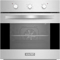 2.3 Cu. Ft. Electric Built-In Single Wall Oven in Black/Silver Tempered Glass P799
