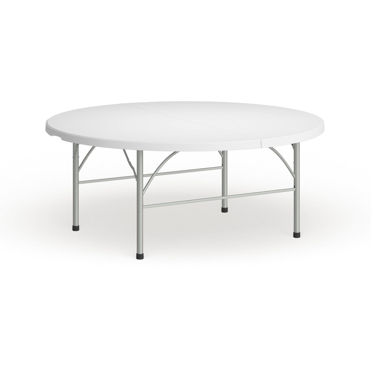 72-Inch Round White Table O52478