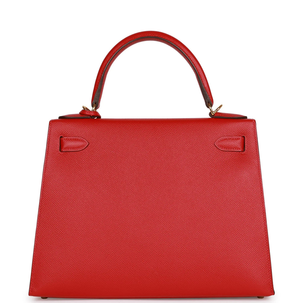 Rouge Casaque Epsom Leather Handbag O357