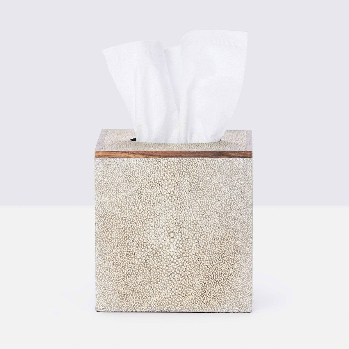 Warm Silver Tissue Box F18996