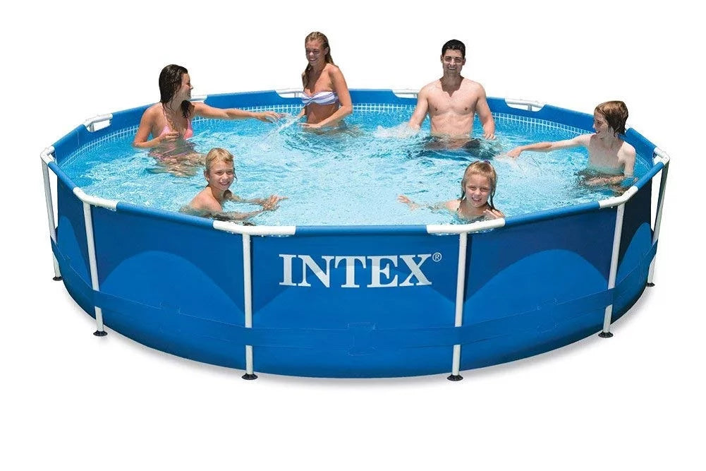 10' x 30 Metal Frame Swimming Pool with Filter Pump K848402