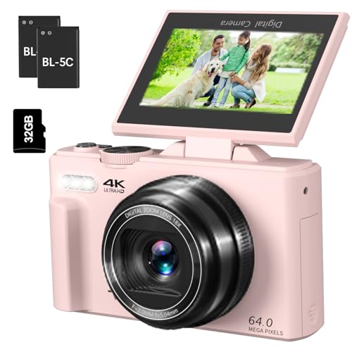 4K 64MP Digital Camera with 18X Digital Zoom Q810008