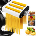3 In 1 Pasta Maker Attachment for Kitchenaid Mixer with Pasta Dough Roller, Spaghetti Cutter, Fettuccine Cutter and Cleaning Brush G776108