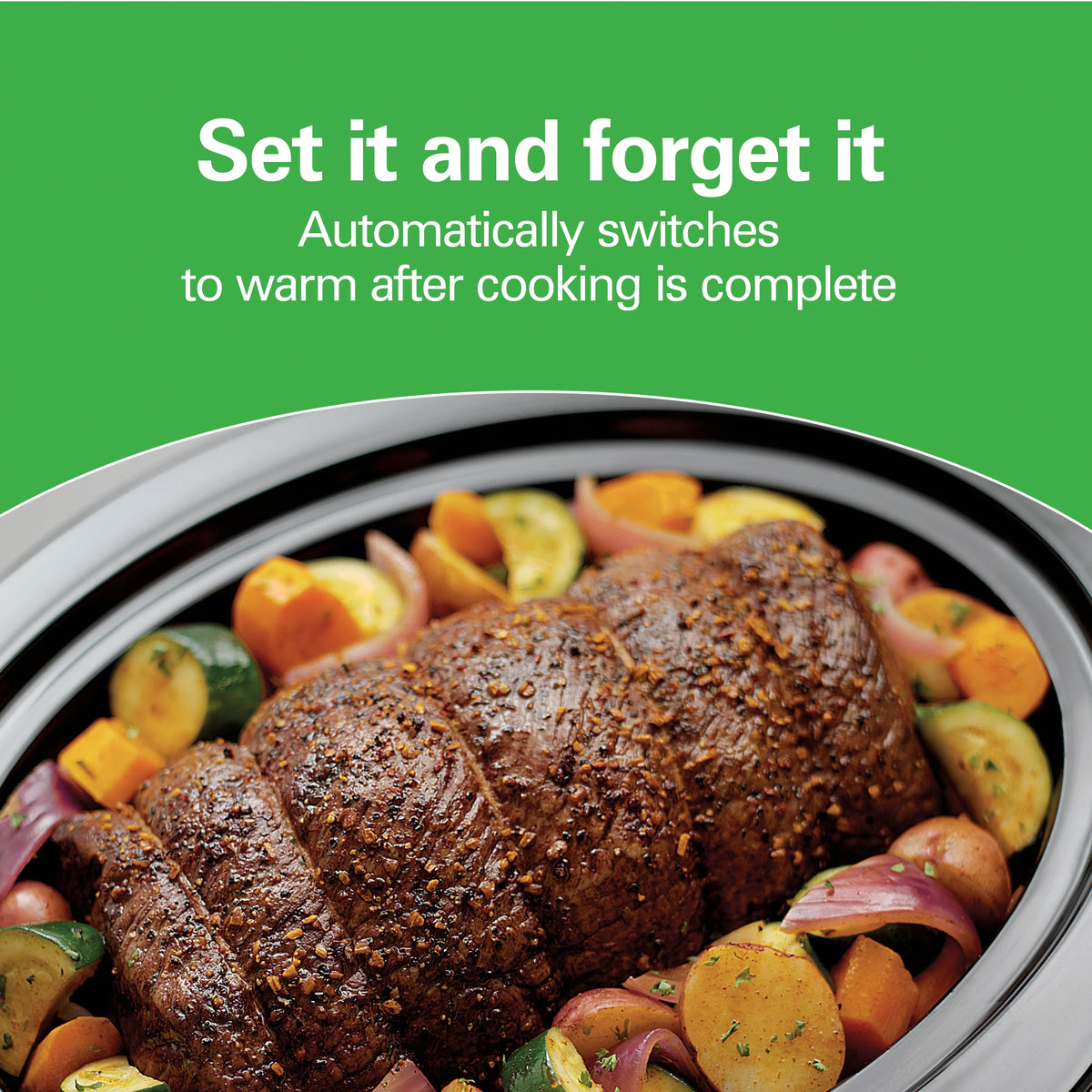 6 Quart Programmable Slow Cooker with Removable Crock I3045