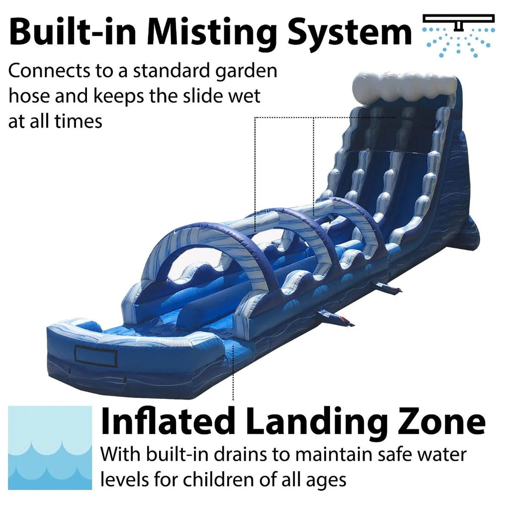 65' Commercial Inflatable Water Slide with Blower A9073