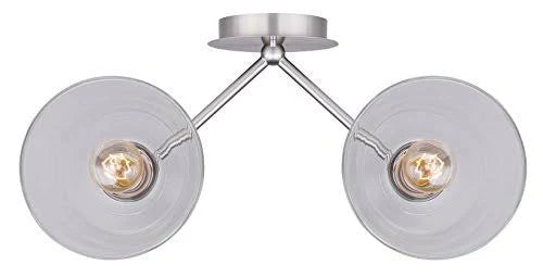 Brushed Nickel 2 Light Vanity N9403