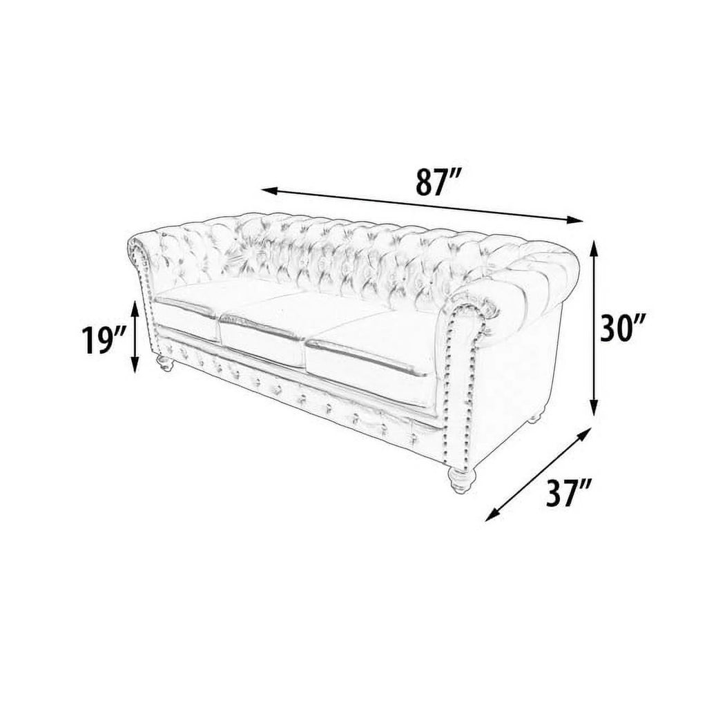 Dark Linen Sofa J94622
