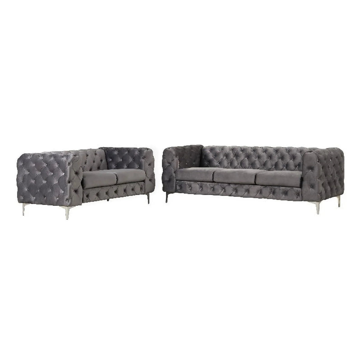 Velvet Loveseat Sofa N806