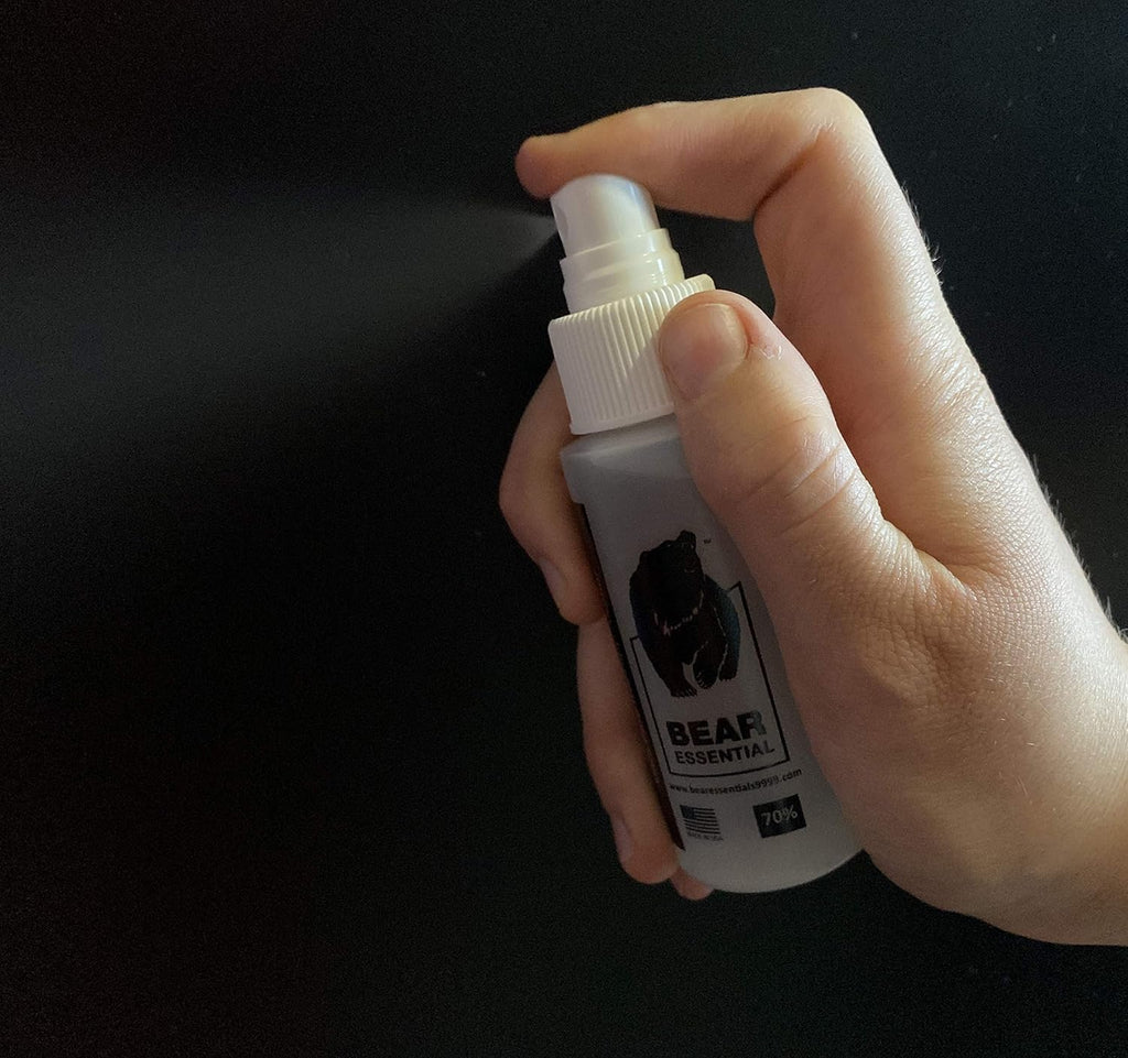 High Purity USP Grade Isopropyl Alcohol 70% 20 Spray Bottles 2 OZ Each W954577