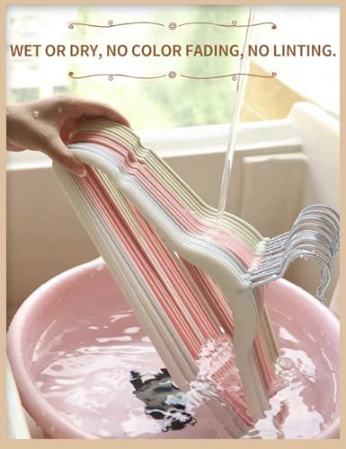 Gray Velvet Non-Slip Clothes Hangers Set of 10 T8440