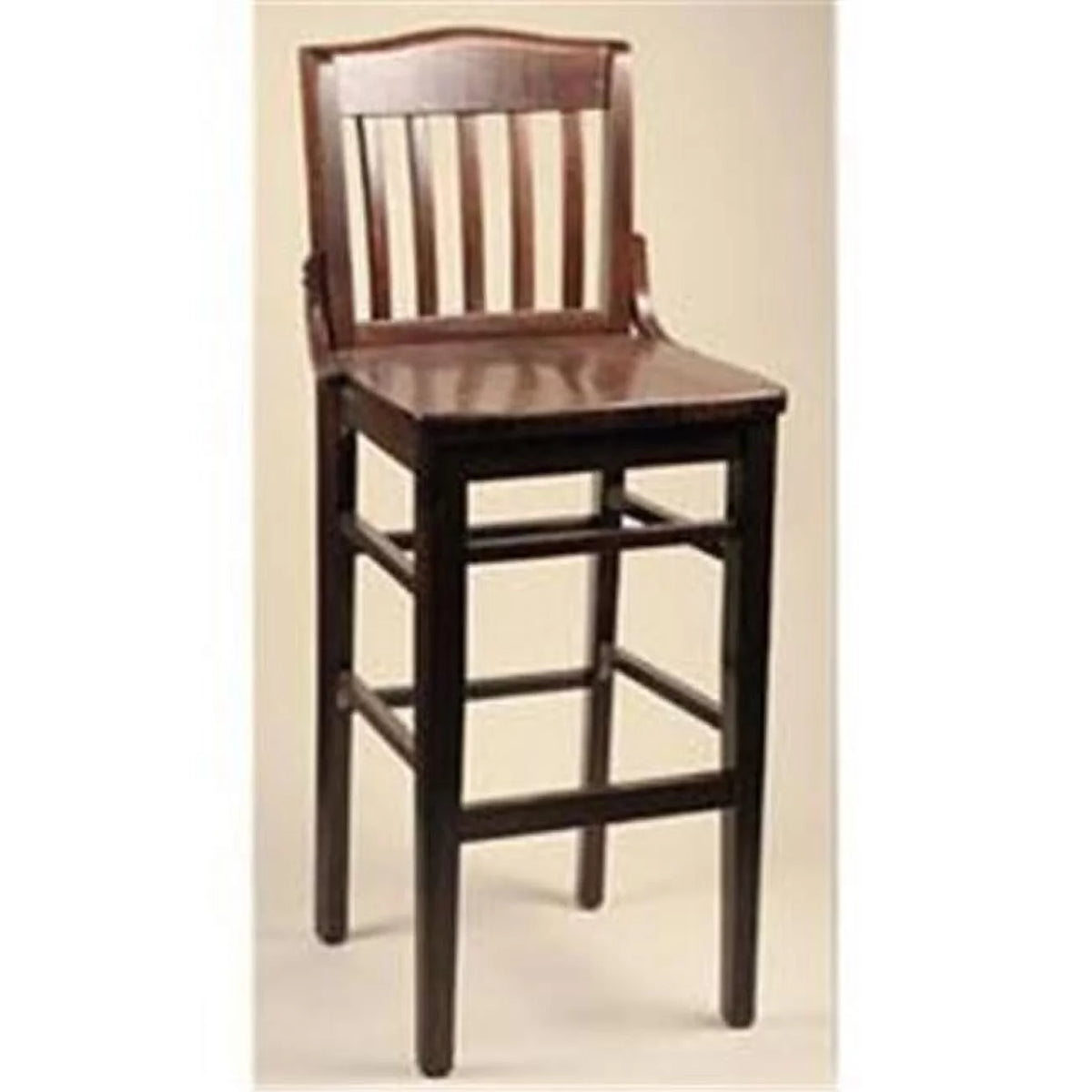 Walnut 30 in. H Frame Bar Stool B9382