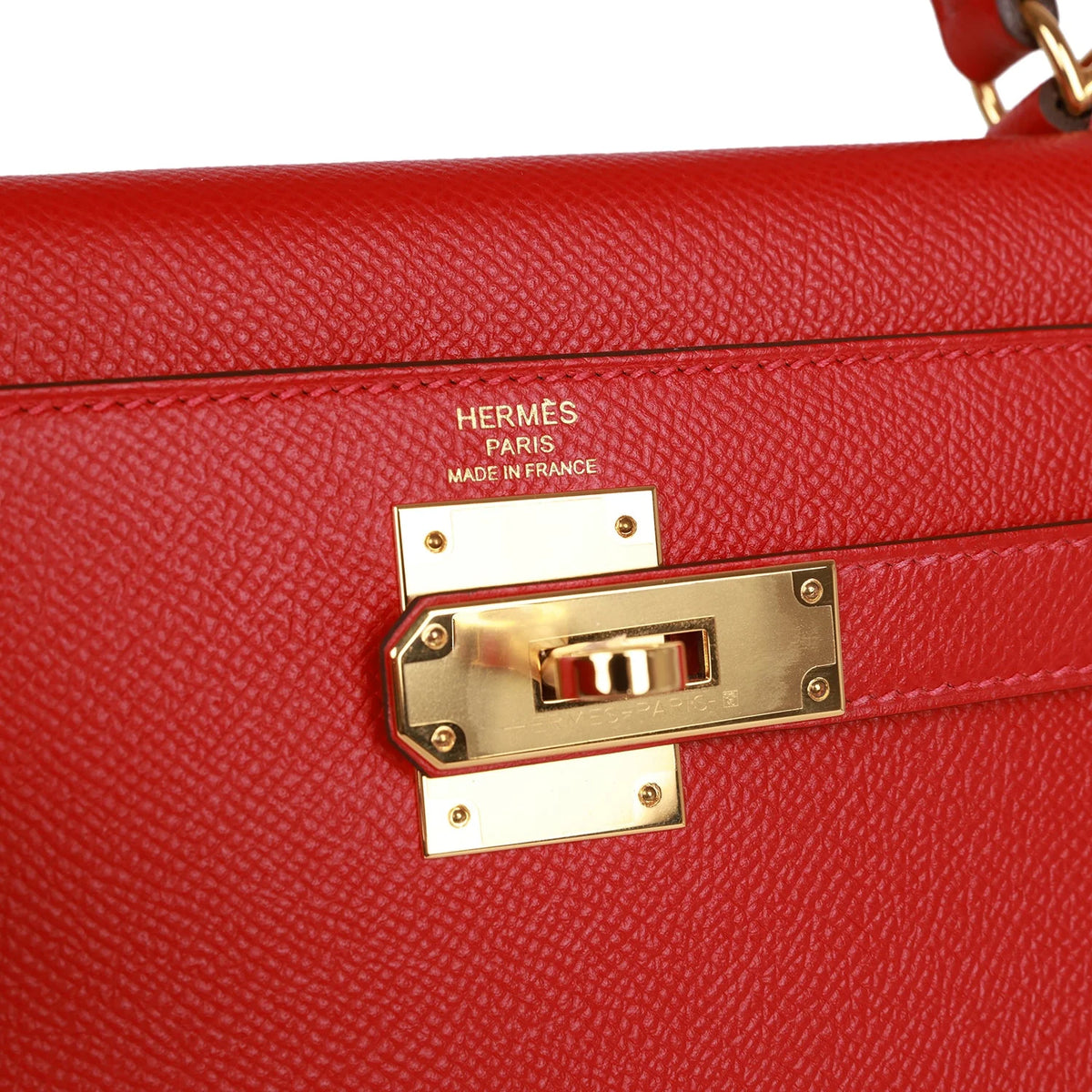 Rouge Casaque Epsom Leather Handbag O357