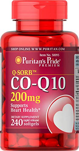 CoQ10 200mg 240 Rapid Release Softgels T1723