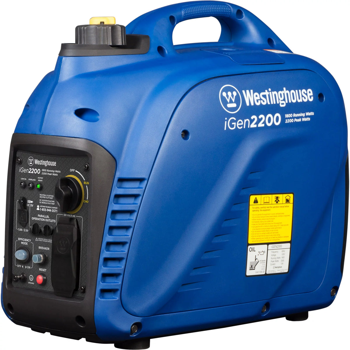 2200 Peak Watt Portable Gas Inverter Generator Q771