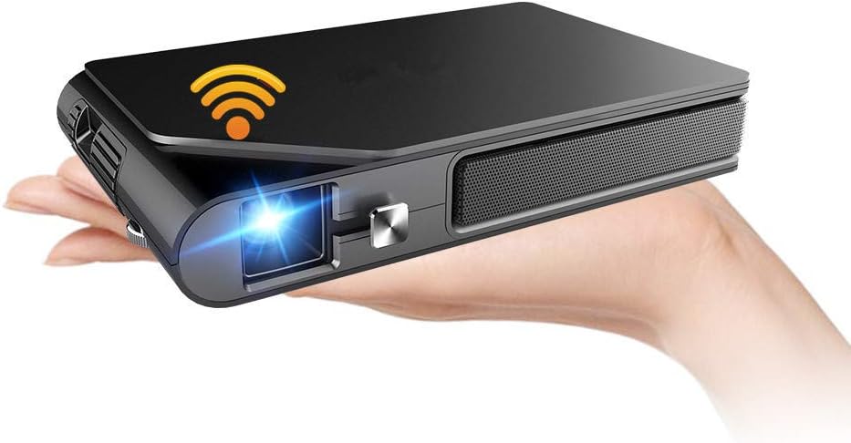 Mini Pocket WiFi 3D DLP Projector 3600 Lumens WXGA HD Portable G4778