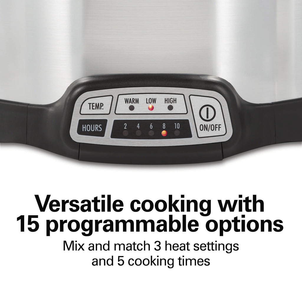 6 Quart Programmable Slow Cooker with Removable Crock I3045