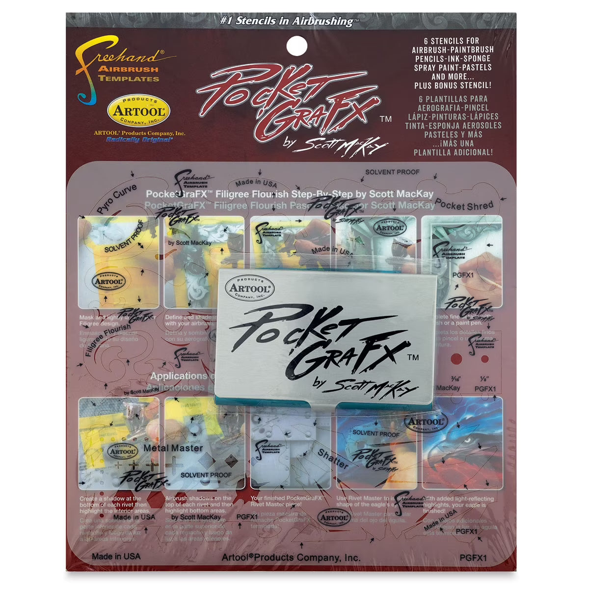 PocketGraFX Freehand Template Set E834780
