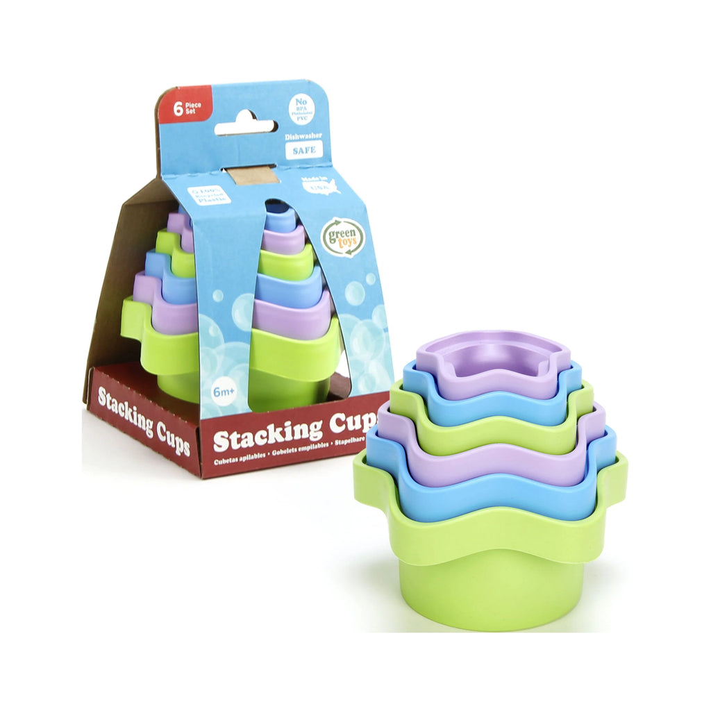 Stacking Cups Bath Toy Made from 100% Recycled Plastic W728