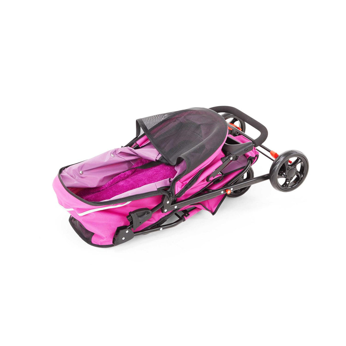 Reflective Gray Pet Stroller Y953