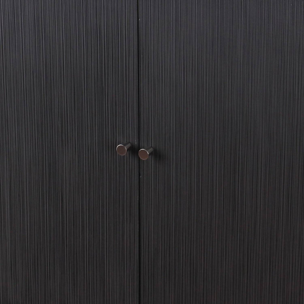 Dark Gray 2 Door Wooden Cabinet T27134