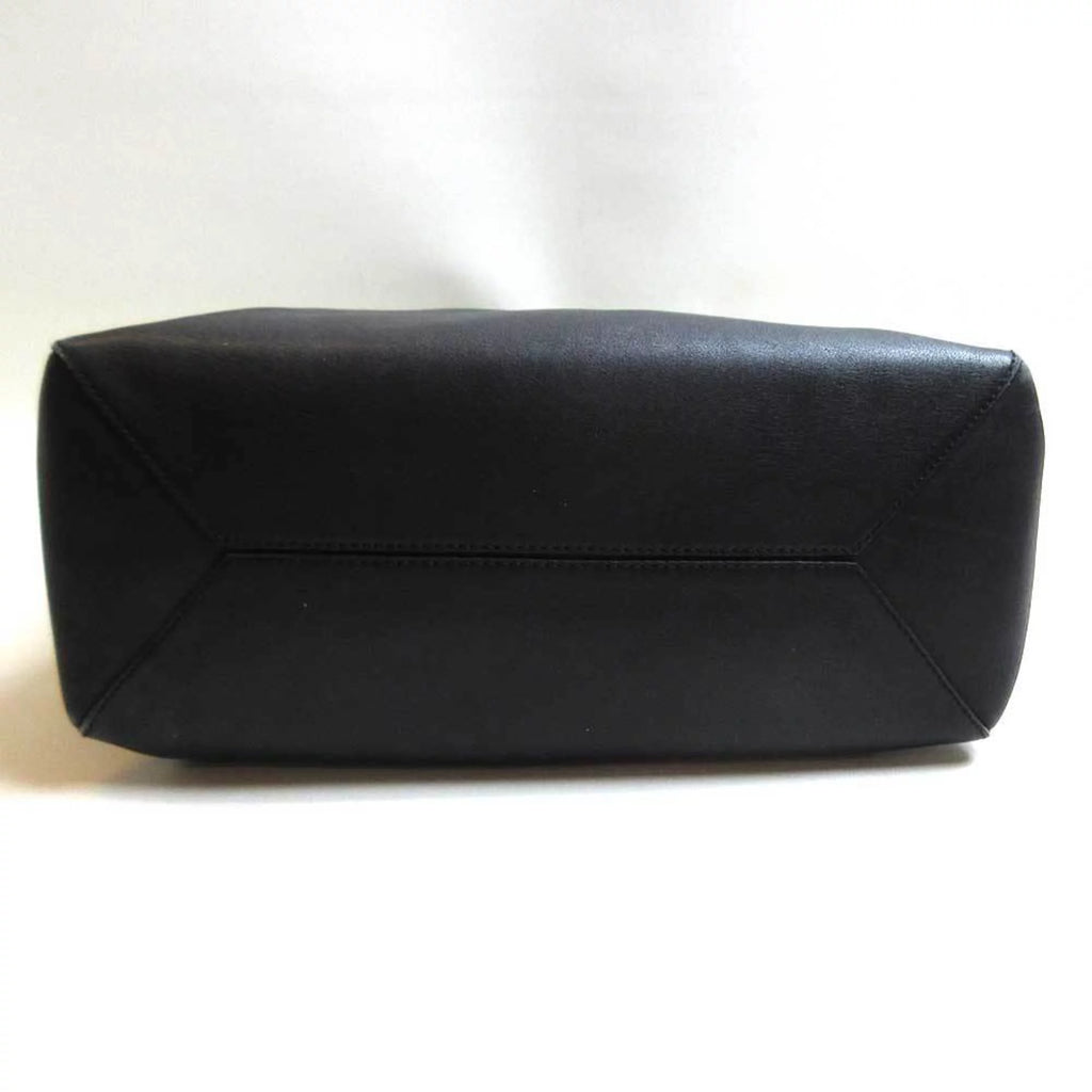 Black Leather Tote Bag E858022