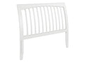 White Solid Wood Sleigh Headboard J8945