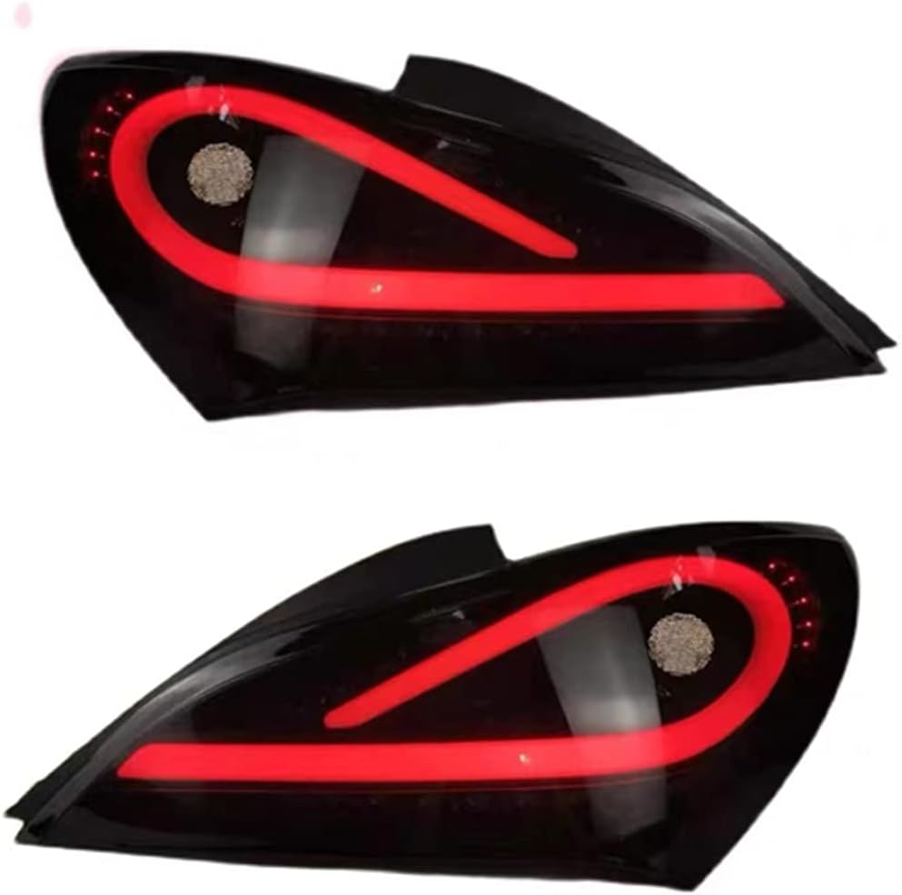 Black Red Bar LED Tail Light M84541