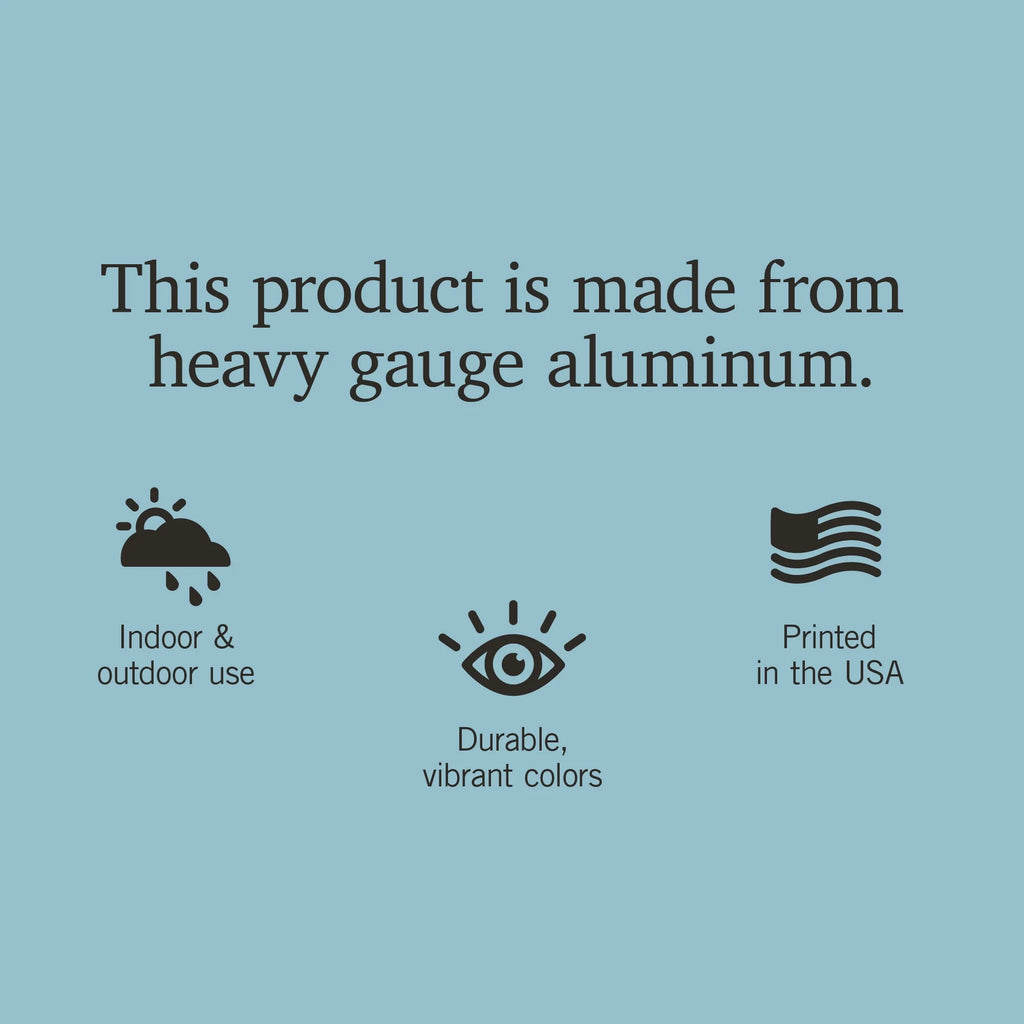 12x18 Aluminum Metal Sign Decor T3241