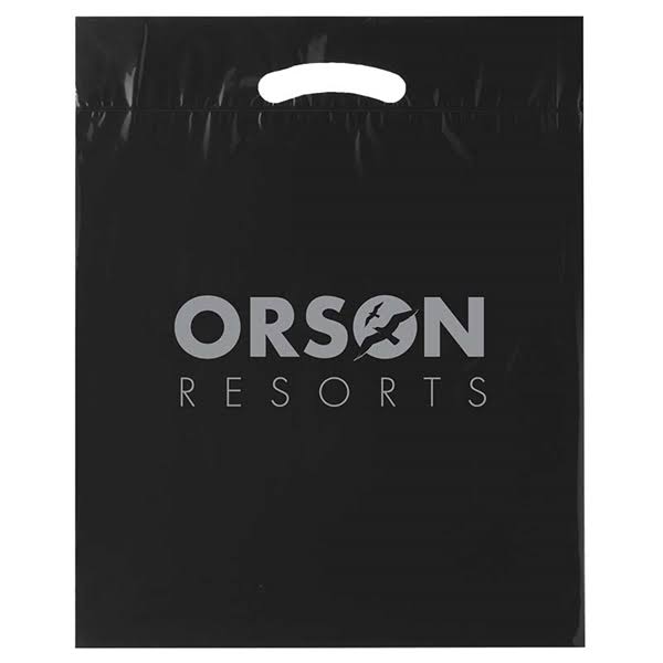 250 Custom Plastic Die Cut Bag 9x22 X 13x22 Q381158