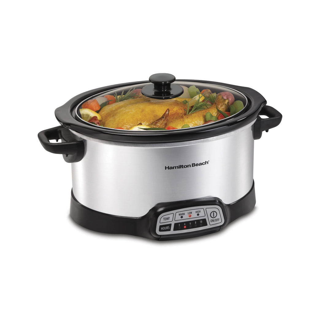 6 Quart Programmable Slow Cooker with Removable Crock I3045