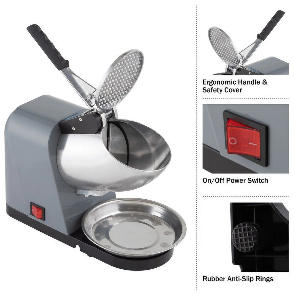 Snow Cone Machine Ice Shaver 170W Gray D858