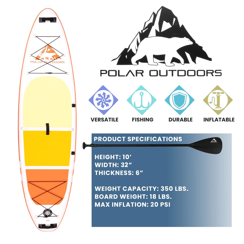 Inflatable Stand Up Paddle Board with Non-Slip Deck S486979