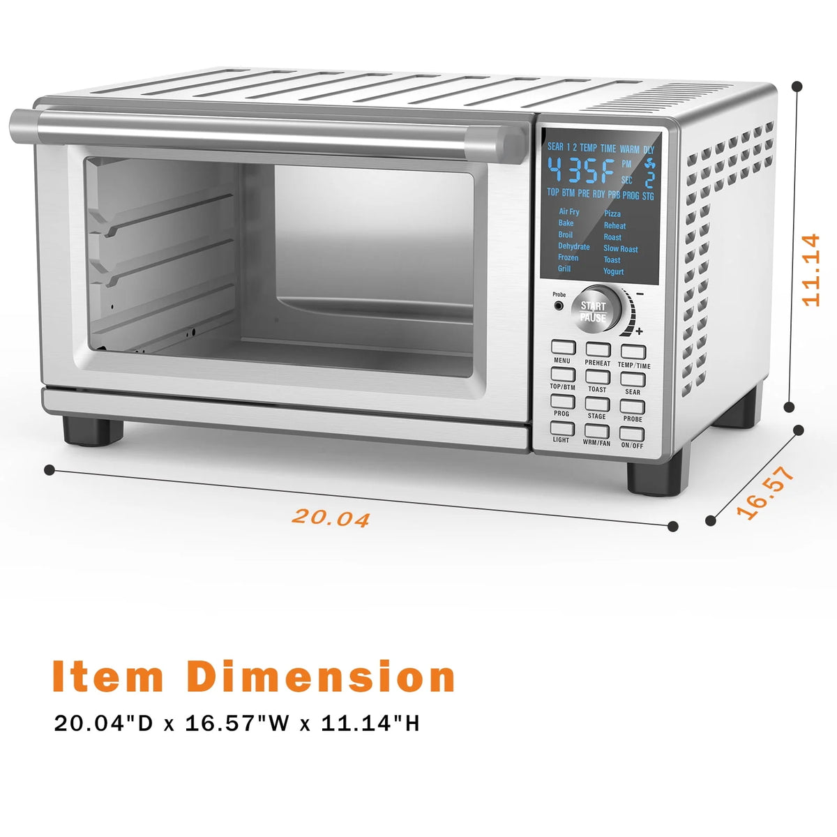30-Qt 12-in-1 Air Fryer Toaster Oven L2094