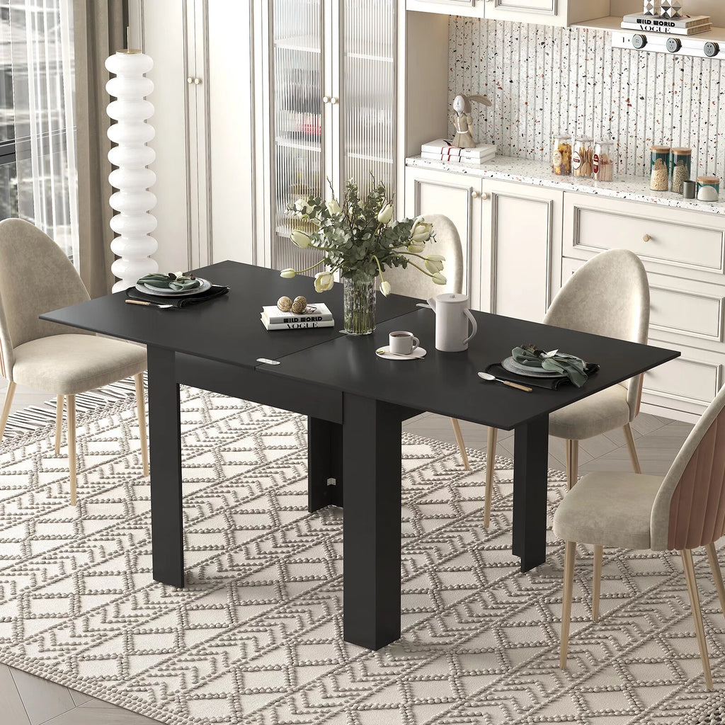 Black Extendable Dining Table L79088
