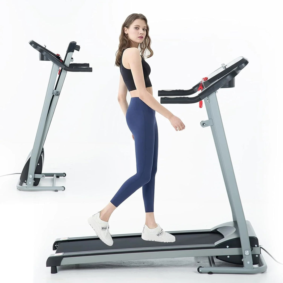 Folding Incline Treadmill with Device Holder N21214