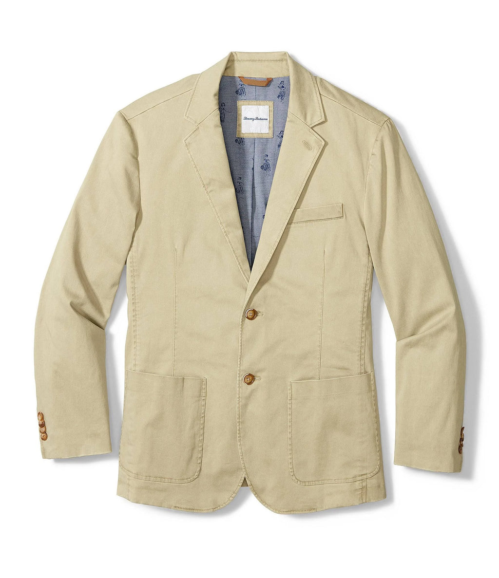 Khaki Stretch Sateen Blazer H681849