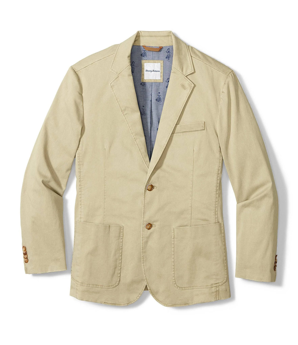 Khaki Stretch Sateen Blazer H681849