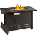 42in 50,000 BTU Rectangular Steel Propane Gas Fire Pit Table F2644